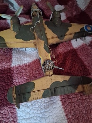 Metal Model Of 1944 Bristol Beaufork Mkla 1944