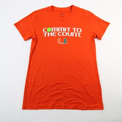Miami Hurricanes adidas Aeroready Short Sleeve Shirt Women's S
