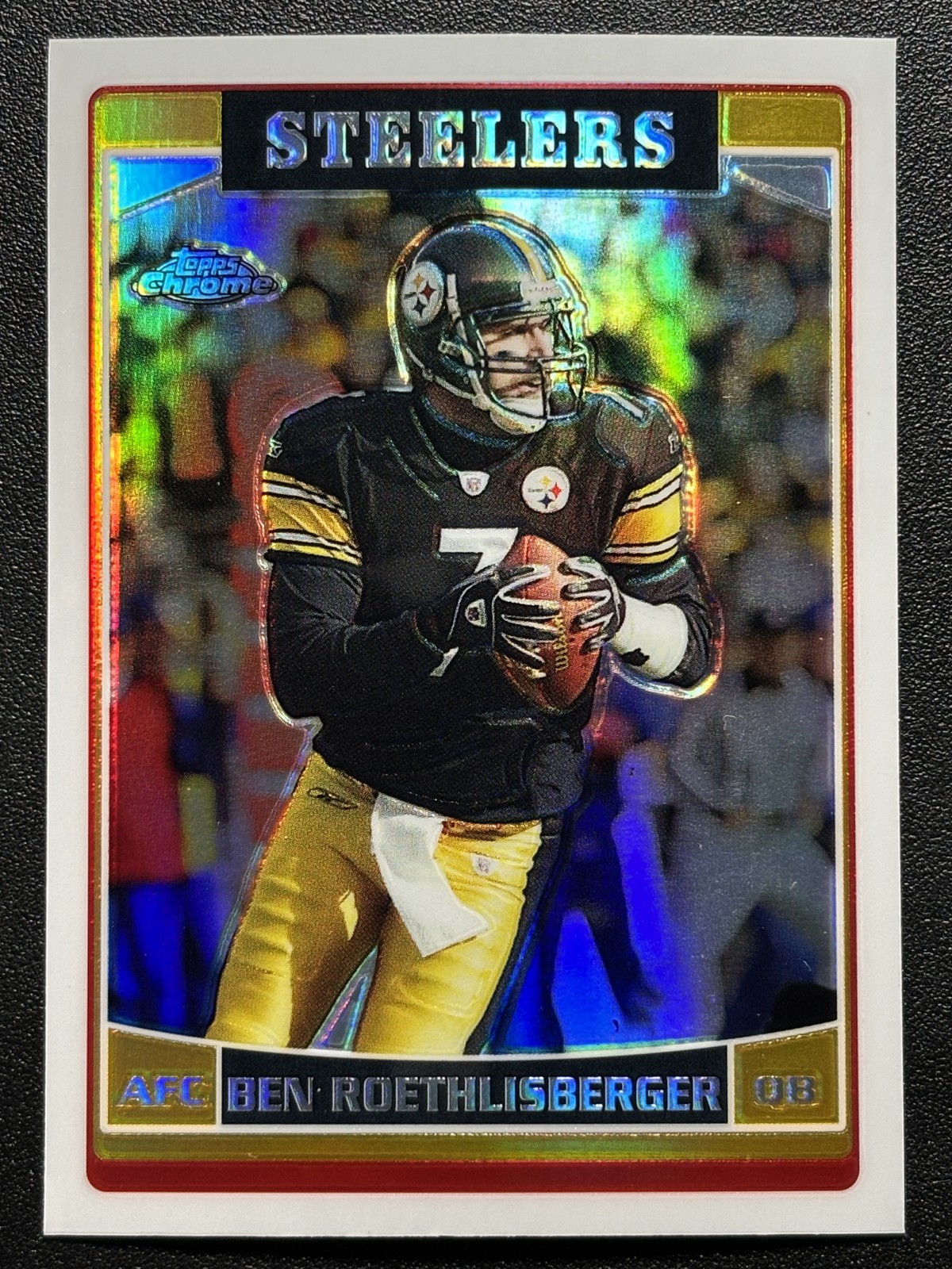 2006 Topps Chrome Refractors #84 Ben Roethlisberger Pittsburgh Steelers