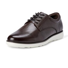 AEMN14342F25 Amazon Essentials Men's Casual Derby Shoe Dark Brown Size 10