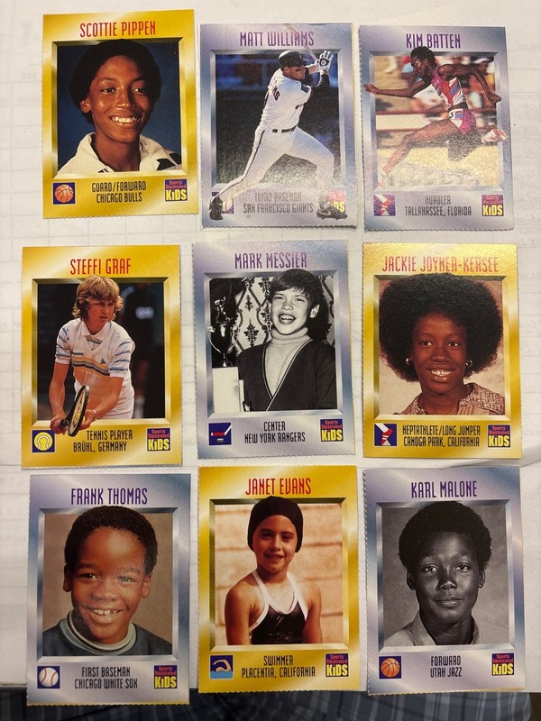 Lot Of 9 Sports Illustrated For Kids Cards