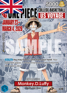 One Piece Card Game ! Monkey.D.Luffy P 055 (Promo) Anglais !