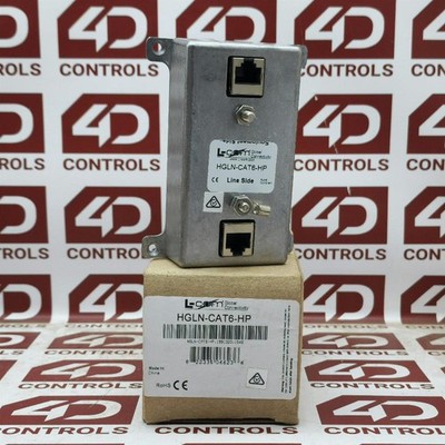 L-COM HGLN-CAT6-HP Indoor Lightning Surge Protector, Opened