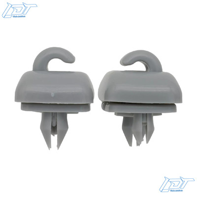 Pair Sun Visor Clip For Audi B6 B7 B8 S4 S5 A1 A4 A5 A7 Q3 Q5 TT Grey 8E0857562A