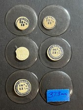 LOT OF 6 GLASS POCKET WATCH CRYSTALS SIZE 16 REPLACEMENT PARTS