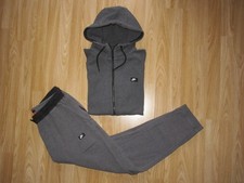 Męska bluza z kapturem NIKE rozmiar L z kapturem szara zapinana na zamek + spodnie dresowe Duże ŚWIETNE