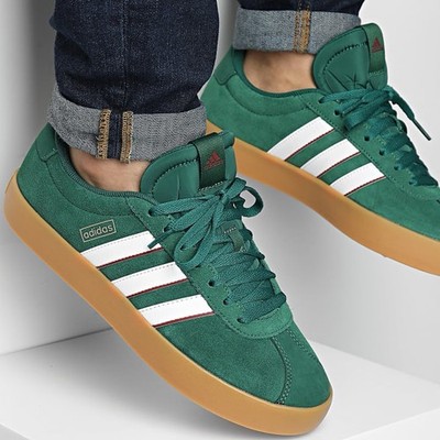 Adidas VL Court 3.0 Men s Footwear Shoe Green Athletic Sneaker Trainers #790