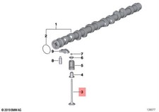 Genuine BMW E60 E61 E85 E90 E91 Roadster Engine Exhaust Valve OEM 11347539920