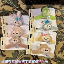 New 2025 Authentic HK Disney Duffy And Friends Cartoon Plush Hairpin Headwear