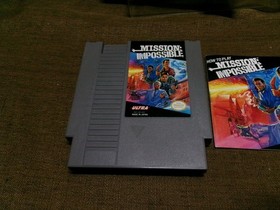 #664 Mission: Impossible Nintendo Entertainment System 1990) ✅ CIB ✅ Ultra Games