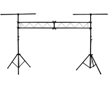 Pro Audio DJ Portable Light Lighting Fixture T Bar Stands 10Ft Truss Package
