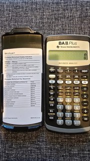Texas Instruments BA II Plus Financial Business Analyst Calculator LCD Battery