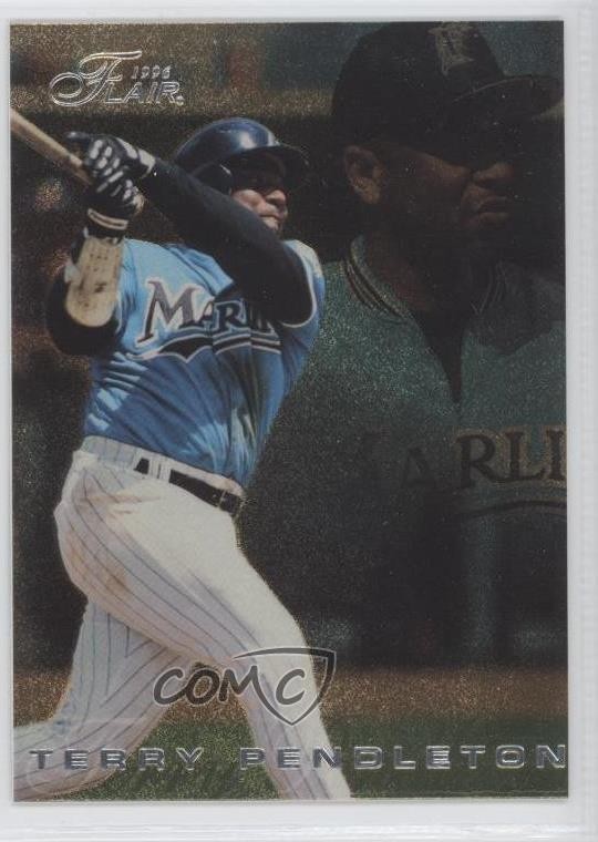 1996 Flair Gold Terry Pendleton #266 0q3