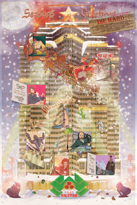 Die Hard by Xander Lee Ltd Edition x/75 Poster Print Mondo MINT Movie Art