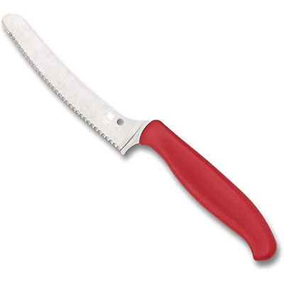 Spyderco Z-Cut Kitchen Knife with 4.3'' Blunt Tip CTS BD1N Stainless Steel K13SRD