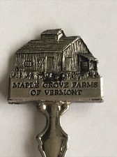 Vintage Souvenir Spoon US Collectible Maple G...