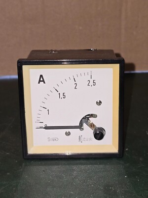 SILEX - 0A 2.5 Analog Amperemeter Anzeigetafel