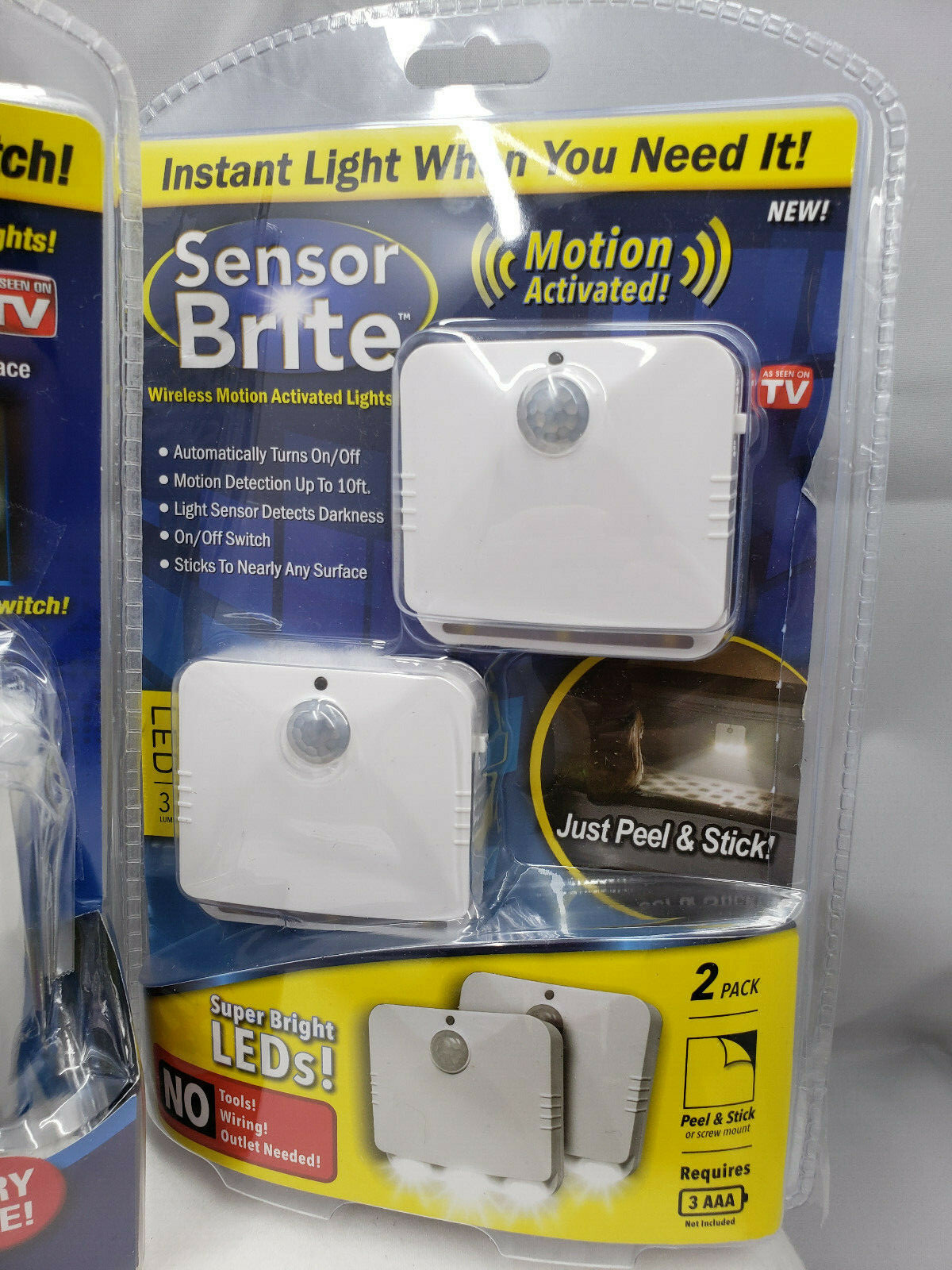 AS SEEN ON LOT SENSOR BRITE / PERFECT SMILE / SUPER BRIGHT SWITCH / 3 SEC LASH