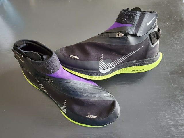 Size 8 5 Nike Air Zoom Pegasus Turbo Shield Wp Black Voltage Purple For Sale Online Ebay