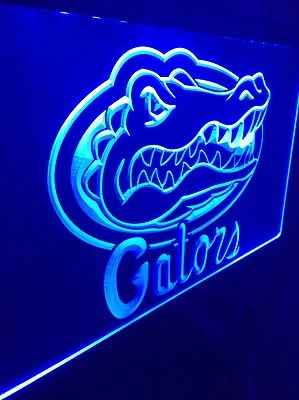 Florida Gators LED Neon Sign for Game Room,Office,Bar,Man Cave, New!