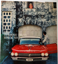 Buick Sedan Vintage 1960 Car Ad Magazine Print General Motors Turbine Drive