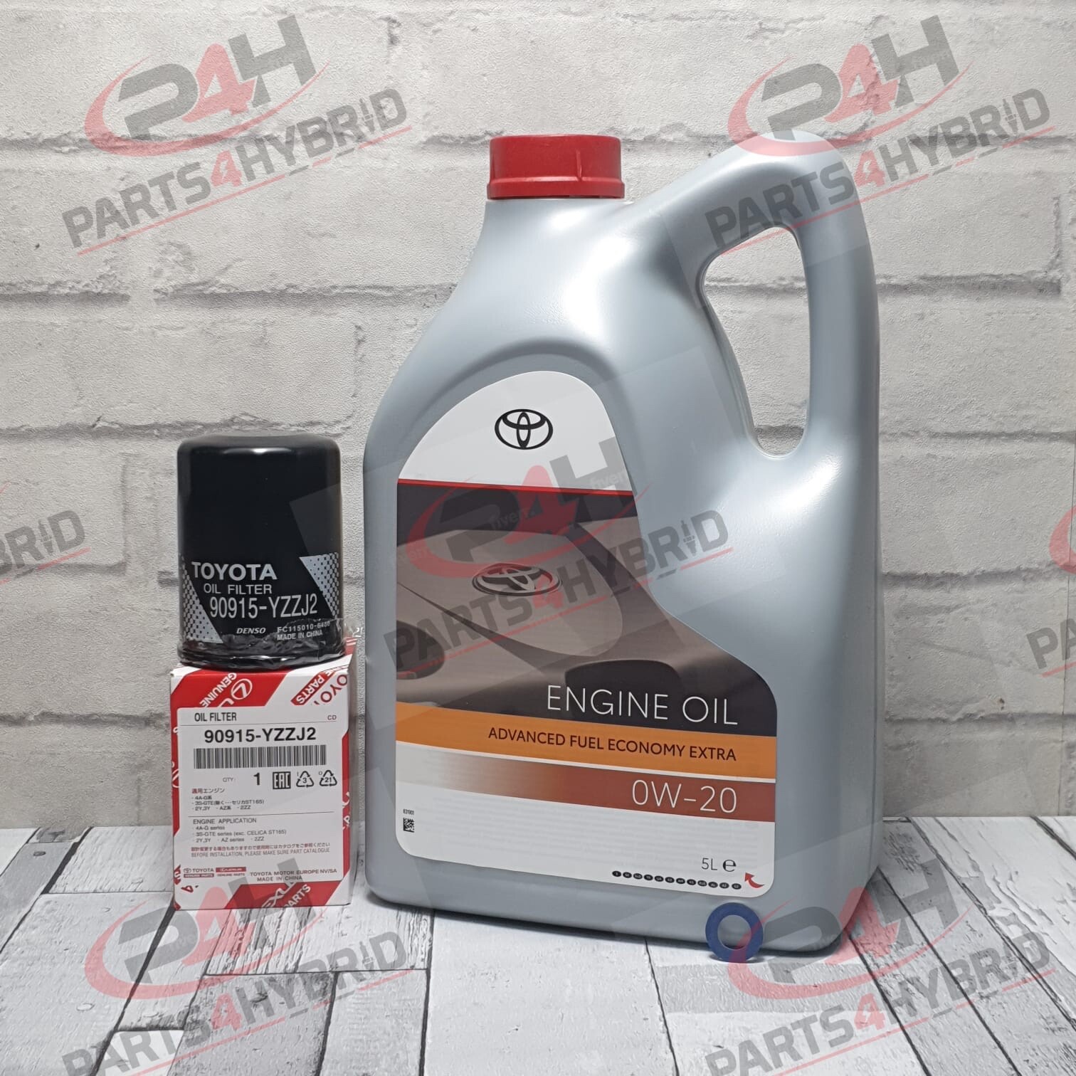 Genuine Toyota Estima ACR50 Oil Change Kit Service Kit 0W20 Oil Filter & Washer