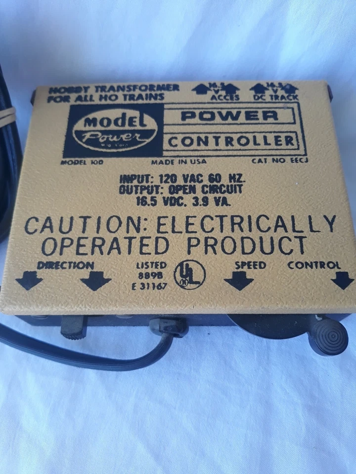 Modelo Power 100 Hobby Juguete Tren Transformador Escala Ho Modelo Ferroviario Foto 2 de 4