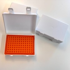 Freezer Box For Storing PCR Tubes and Strip Tubes, Holds 96 Tubes, 3/PK,reusable