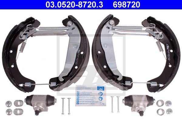 Mâchoires de frein arrière pour Opel Astra H 1.7 CDTI GTC kit de tambour complet