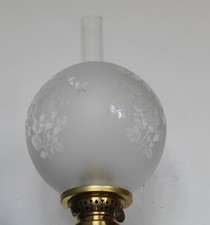 Petroleumlampe Glas SHADE kugelschirme Rochestersch Lampenschirm montage Ø 85mm.