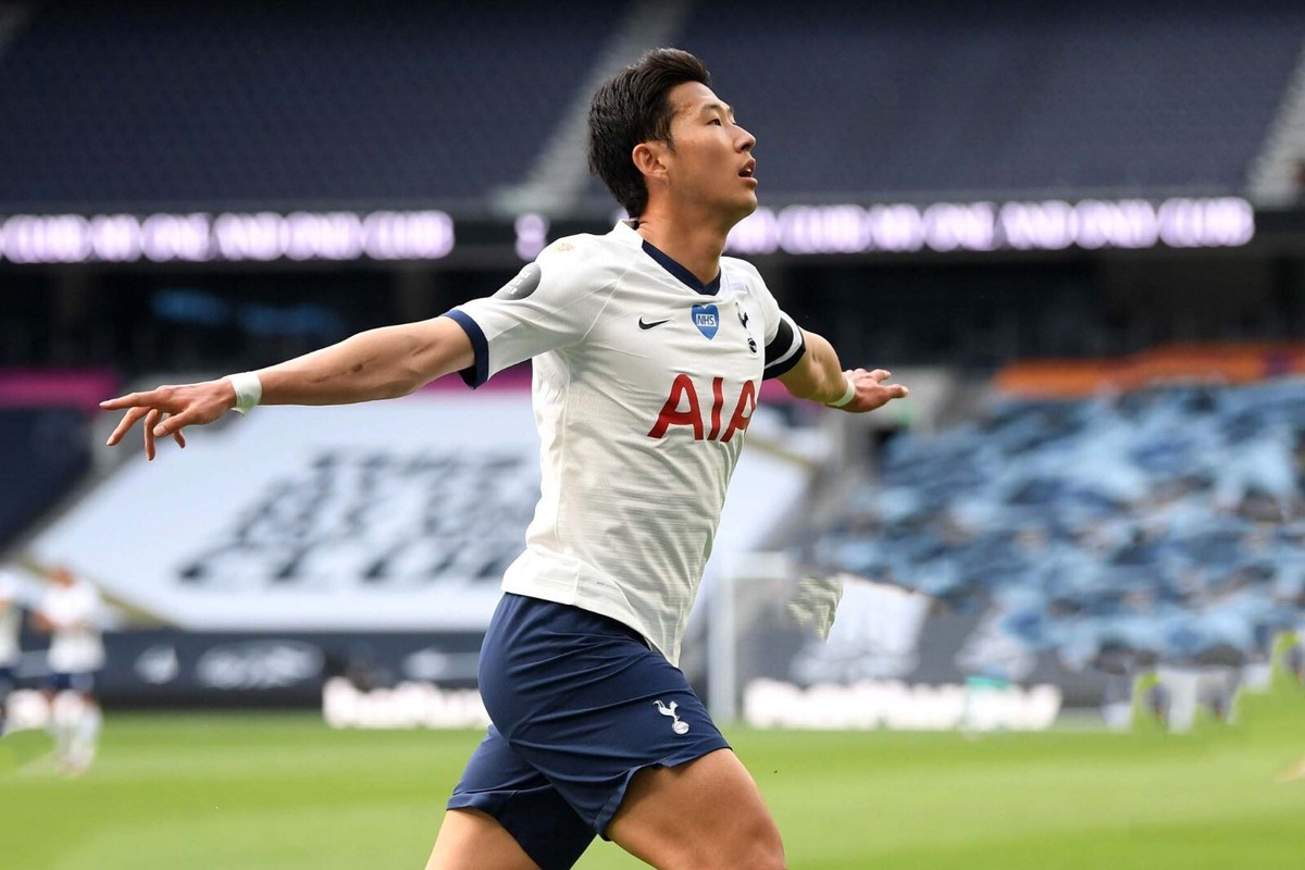 Heung-Min Son 19 20 Tottenham Hotspur FC Home Soccer Jersey Premier League