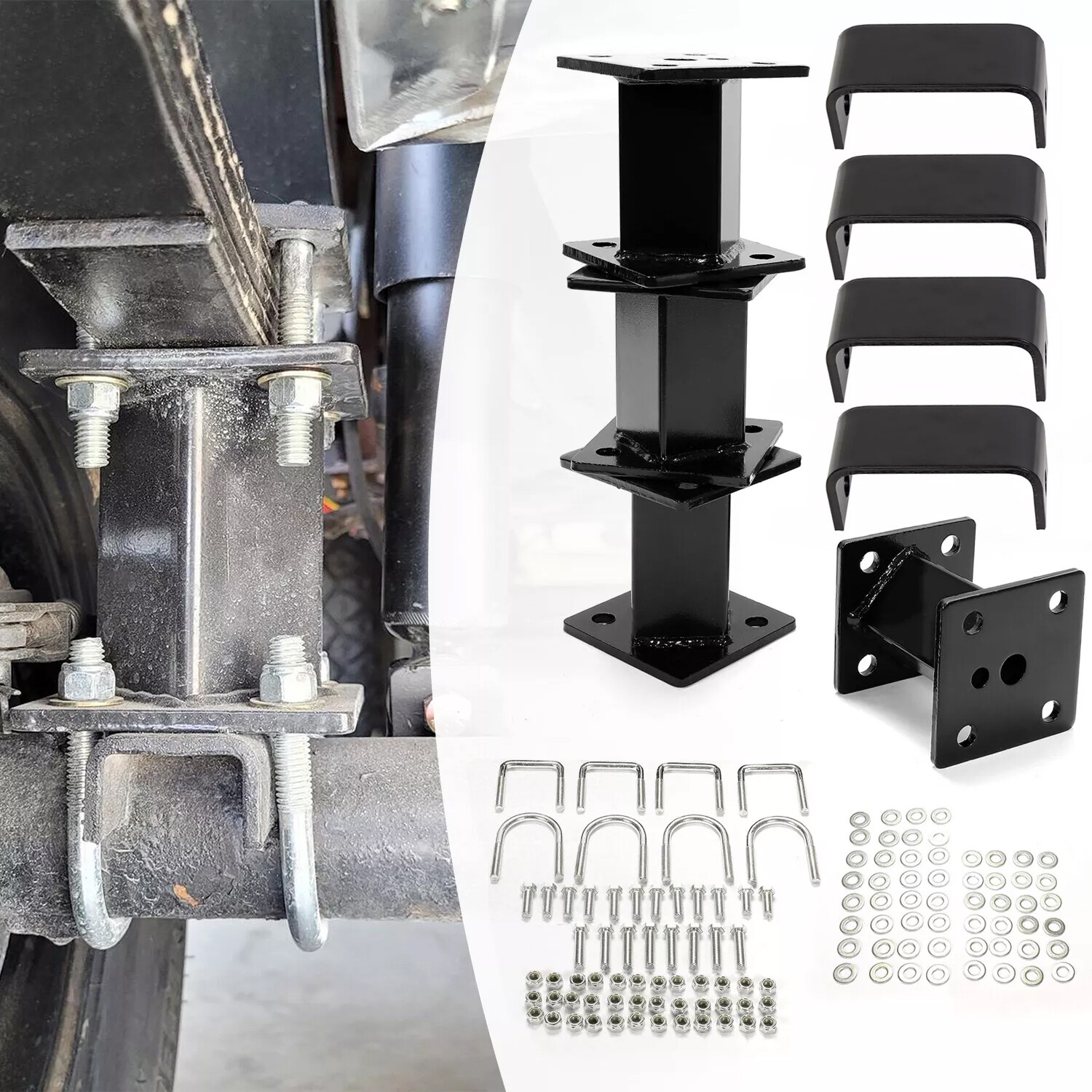Cart 4" Block Full Lift Kit For Ezgo Marathon Electric Model 1975-1993