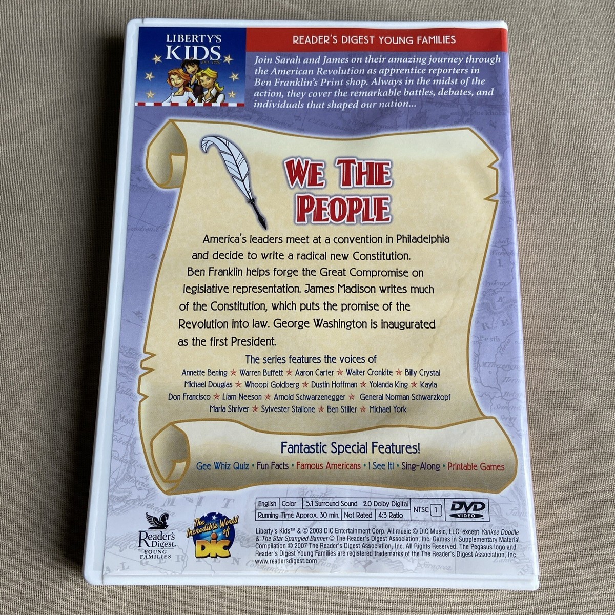 Liberty's Kids: Benedict Arnold/ We the People (DVD Set) Animated