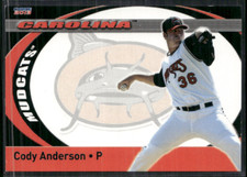 Cody Anderson 2013 Carolina Mudcats Team Set
