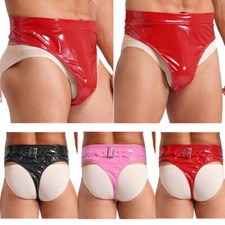 Men Lingerie Crossdresser Underwear Jockstrap Briefs Nightwear Panties Party