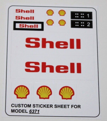 Custom Aufkleber 6371 Replacement Sticker Sheet for 6371