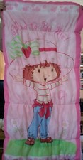 Vintage 2003 Strawberry Shortcake Sleeping Bag by Hedstrom Company Rare