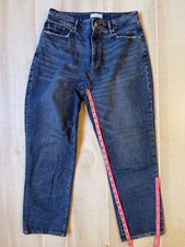 LOFT the curvy straight crop denim jeans size 6/28 26   ins