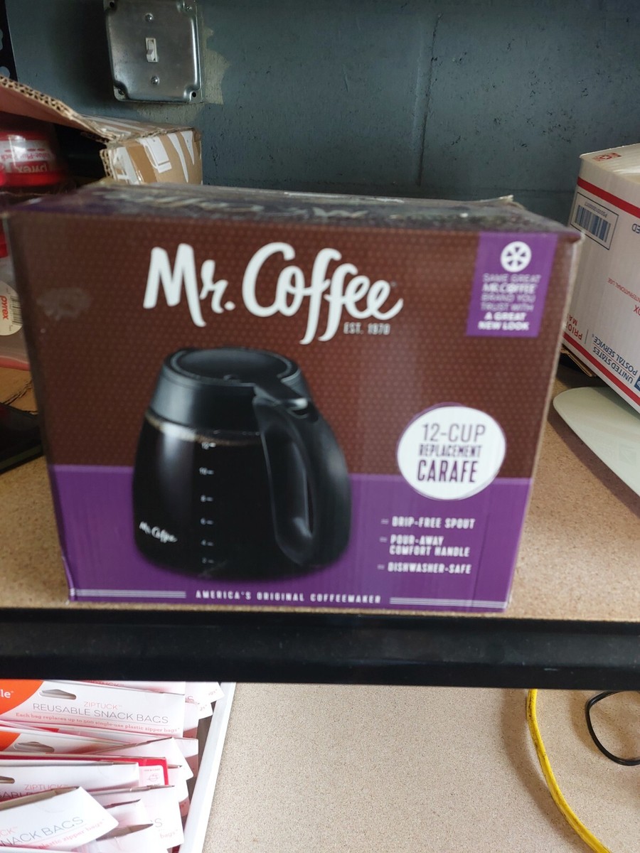 Coffee Replacement 12-Cup Glass Carafe Black Check Photo for  Compatibility