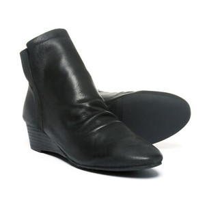 black small wedge ankle boots