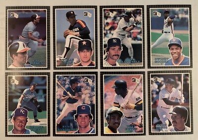 1985 Donruss Jumbo Baseball Lot of 16 Different Star Player