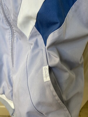 Vintage Christian Dior Monsieur Jacket Blue White Stripe Full Zip