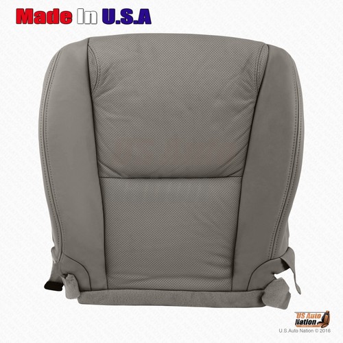Fits 2006 2007 2008 Lexus GS350 Driver-Passenger Bottom Leather Seat Cover Gray - Picture 3 of 11