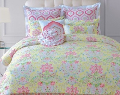 DENA HOME ''RETREAT'' 1pc EURO SHAMS  MULTI COLORED  REVERSIBLE NIP 