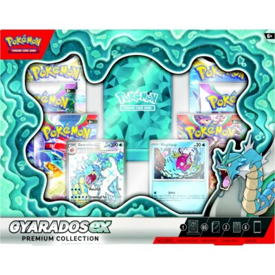 pokemon trading card game gyarados ex premium collection Pokemon TCG Gyarados EX Premium Collection Box
