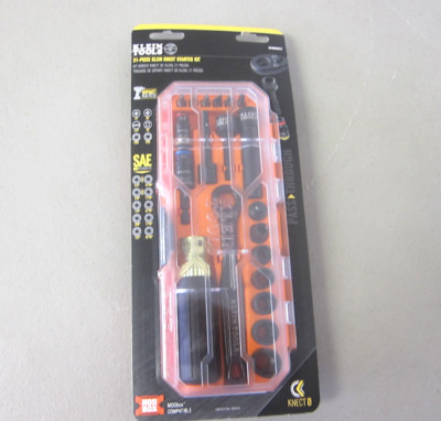 NEW - Klein Tools 65300KNECT 21-Piece SAE KNECT Starter Kit - FREE SHIPPING