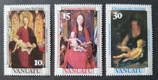 1980 VANUATU SET NATALE XMAS ARTE DIPINTI VF MNH