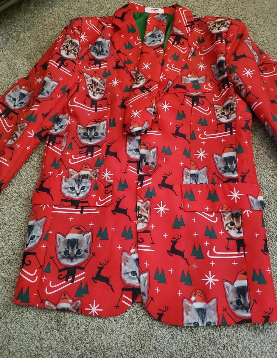 Christmas cat suit best sale jacket