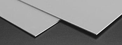 Plastruct .100 Gray ABS Plain Sheets (2) #91007 x