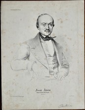 JOSEPH ANTOINE (-) PORTRAIT ENGRAVING 19th century, REPRESENTATIVE OF THE MOSELLE PEOPLE